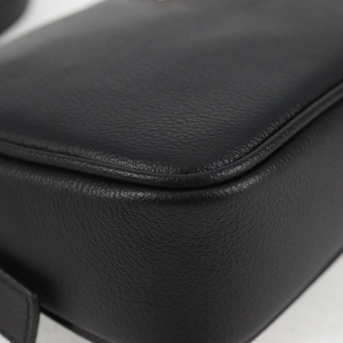 Versace Black Leather Medusa