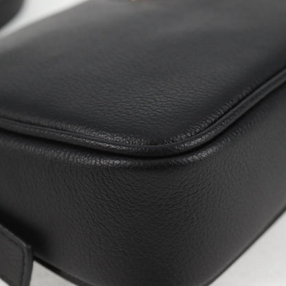 Versace Black Leather Medusa