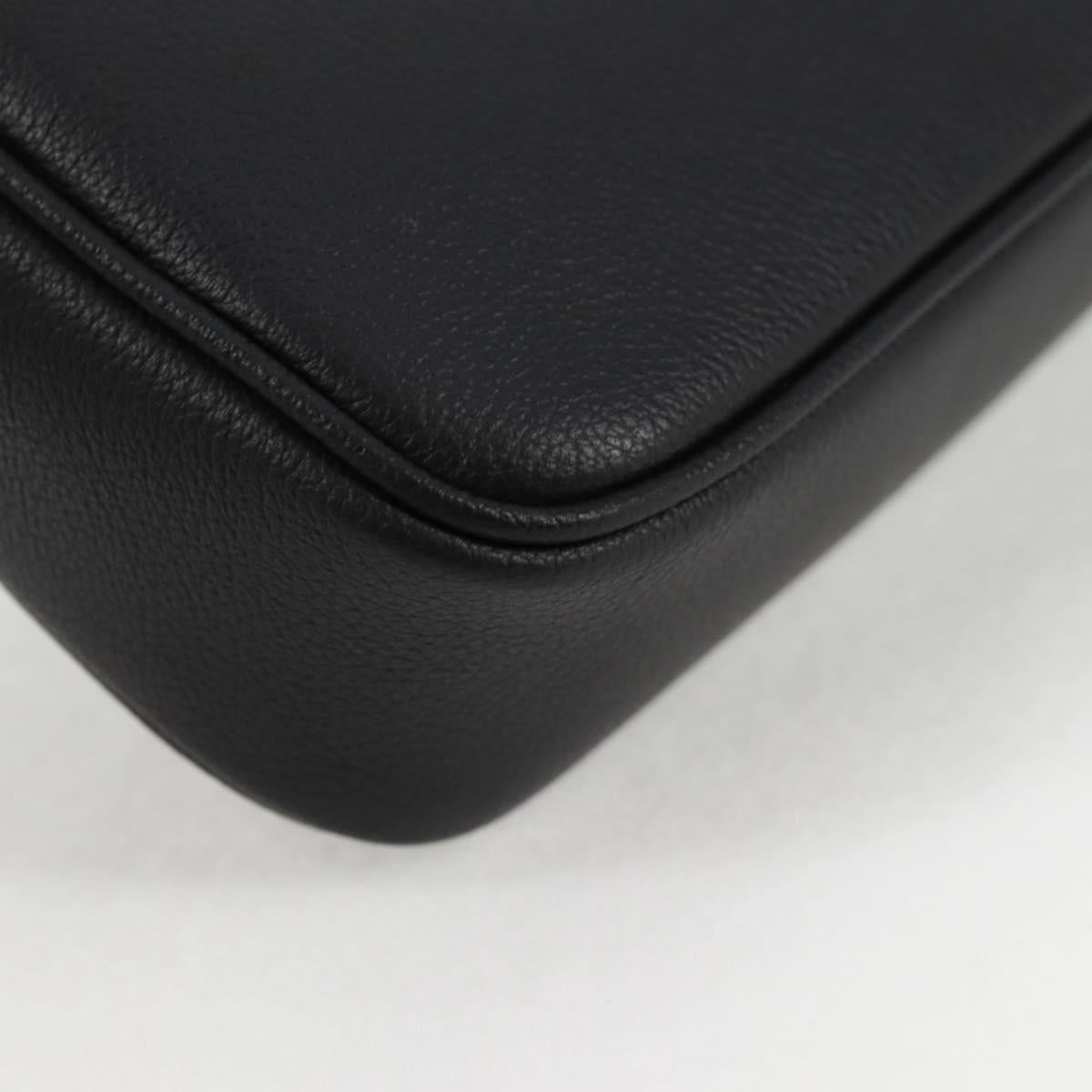 Versace Black Leather Medusa