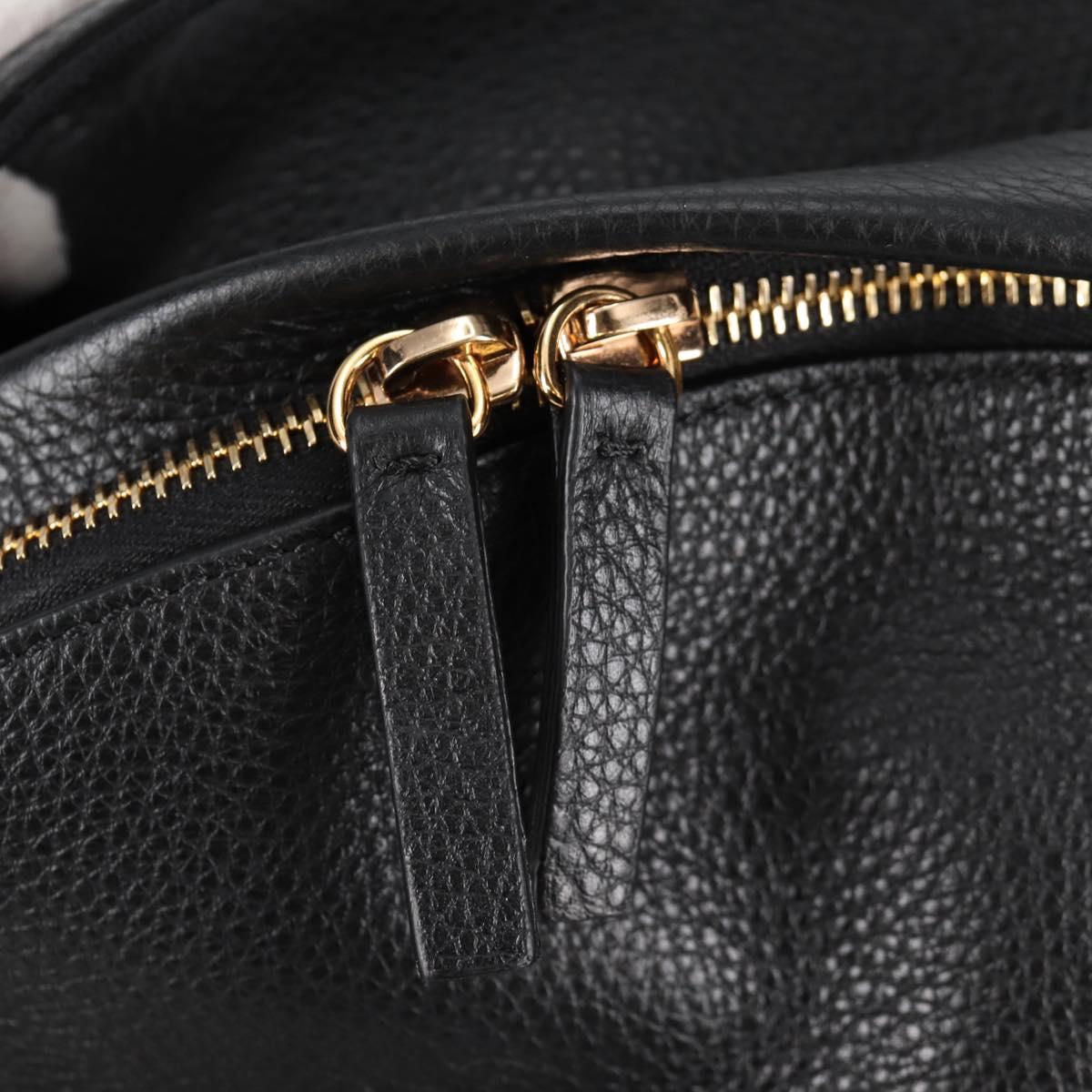 Versace Black Leather Medusa