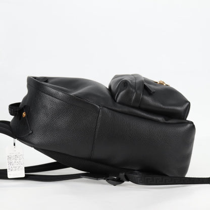 Versace Black Leather Medusa