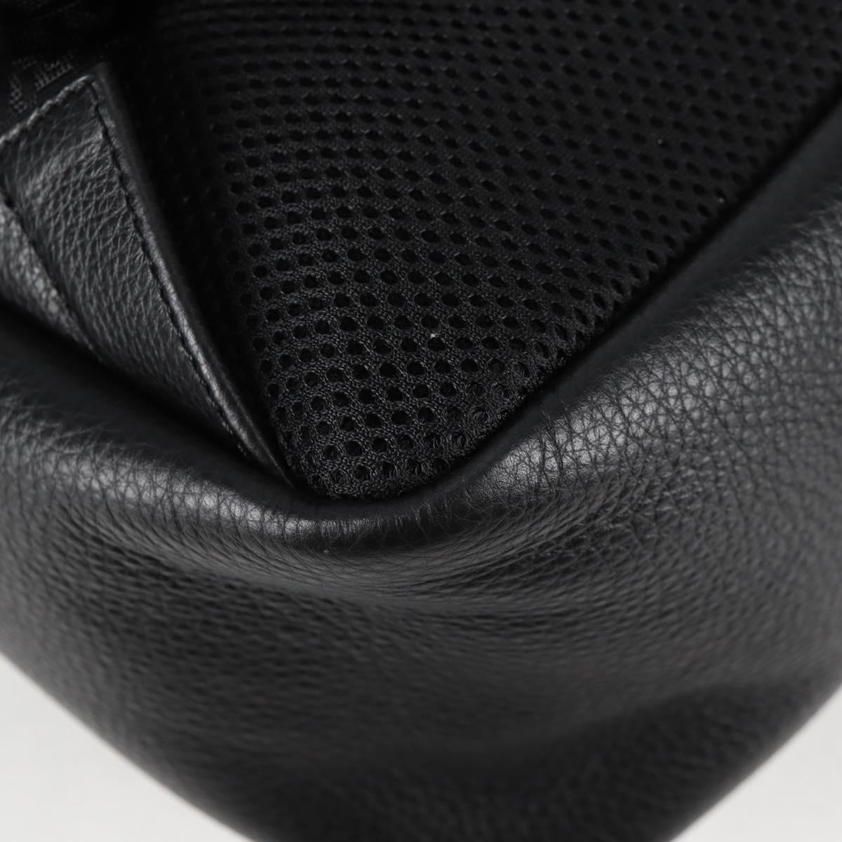 Versace Black Leather Medusa