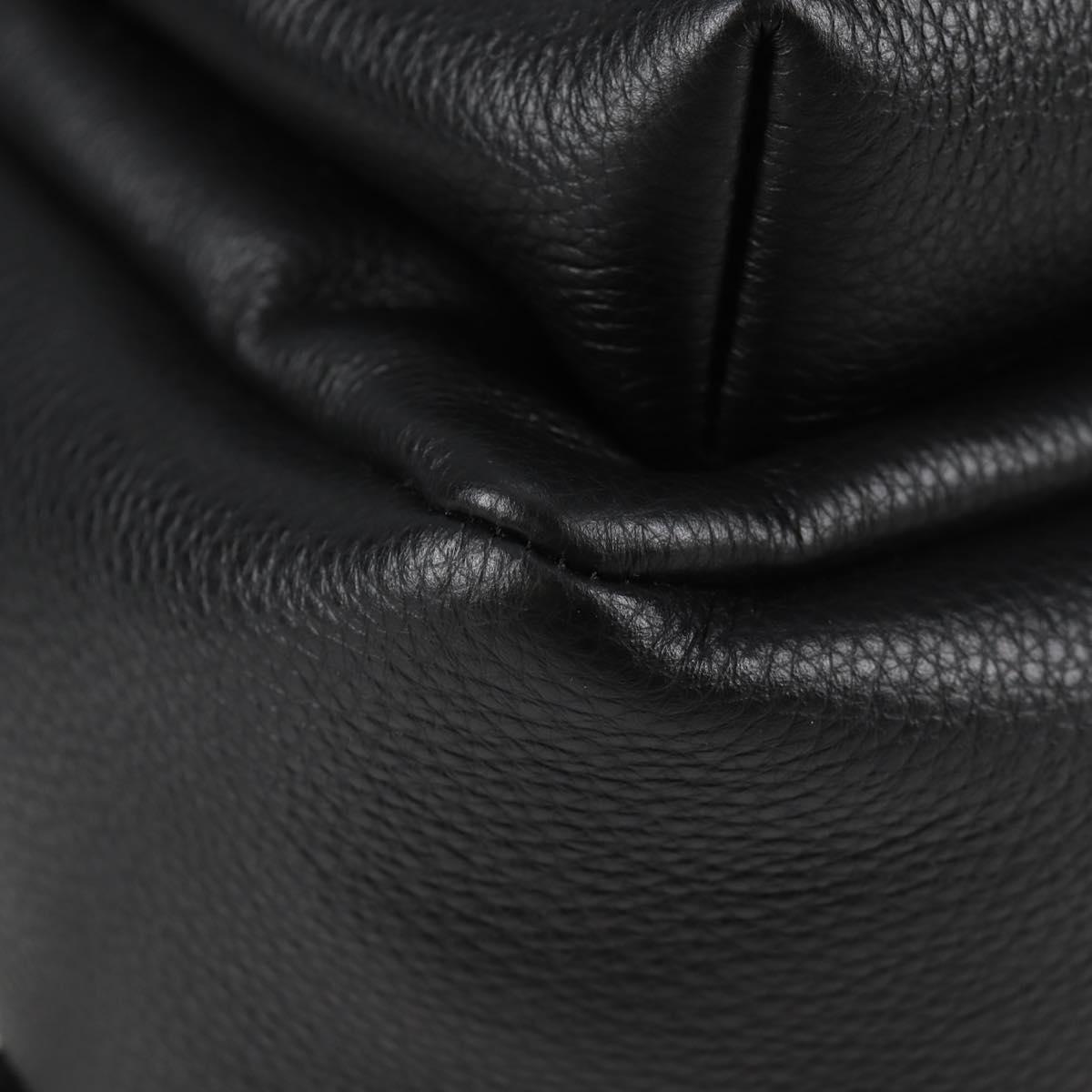 Versace Black Leather Medusa