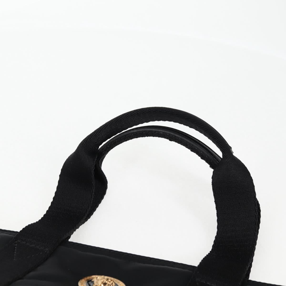 Versace Black Nylon Medusa