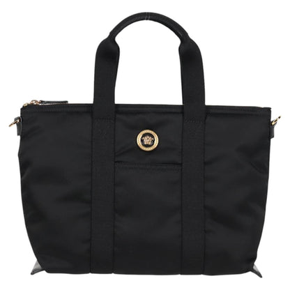 Versace Black Nylon Medusa
