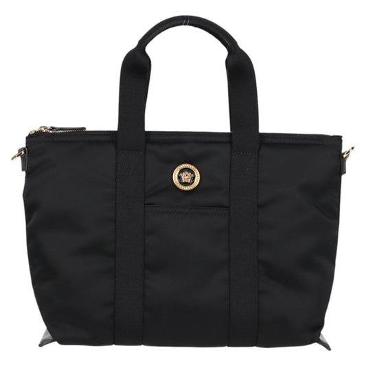 Versace Black Nylon Medusa