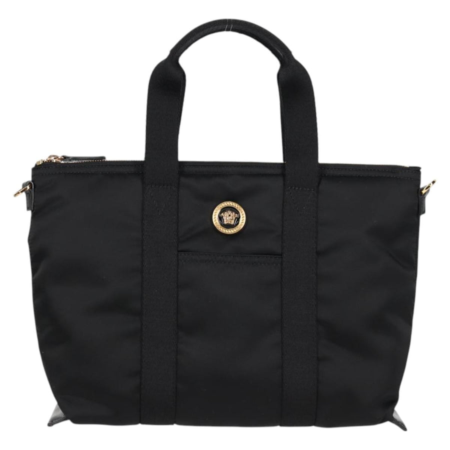 Versace Black Nylon Medusa
