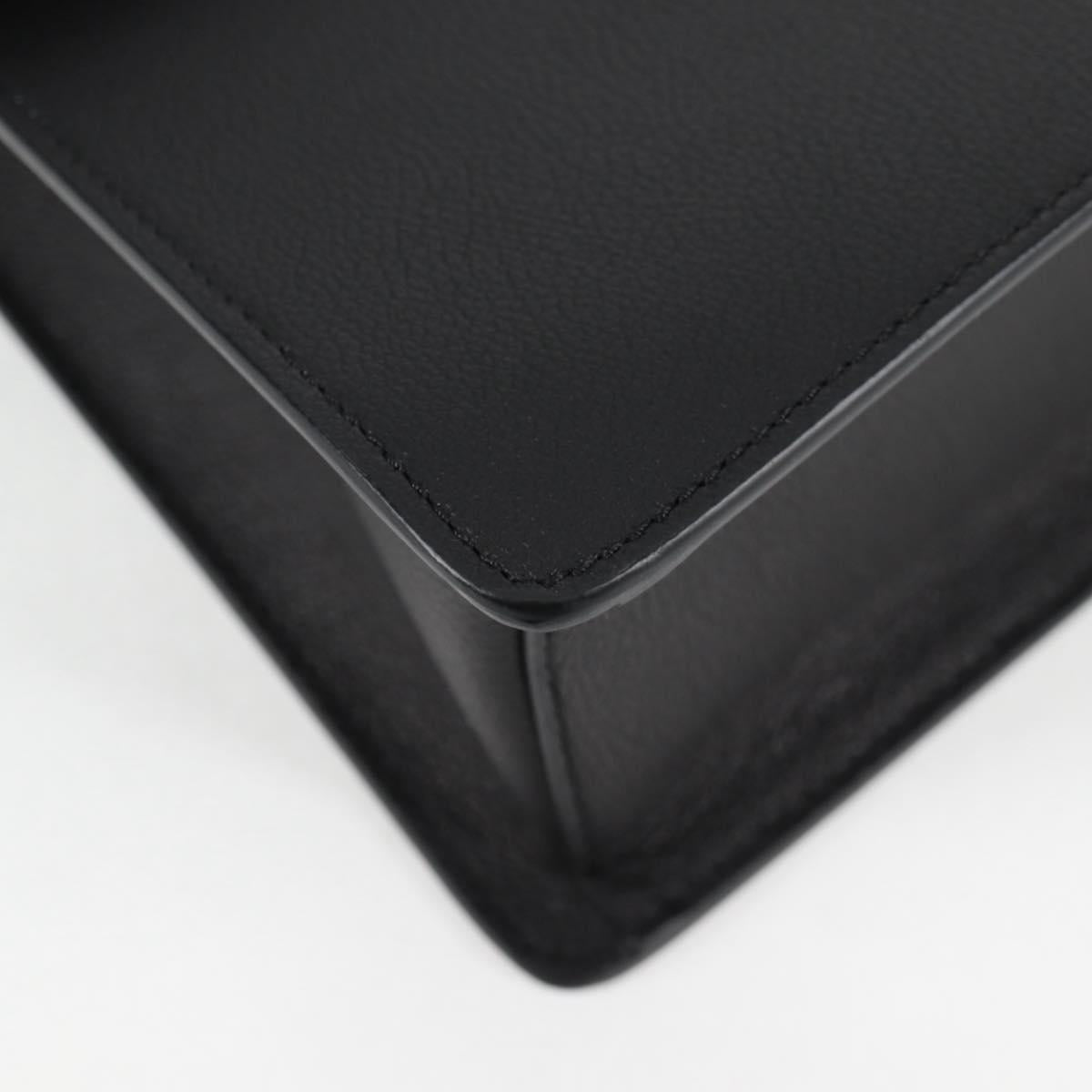 Versace Black Leather Medusa