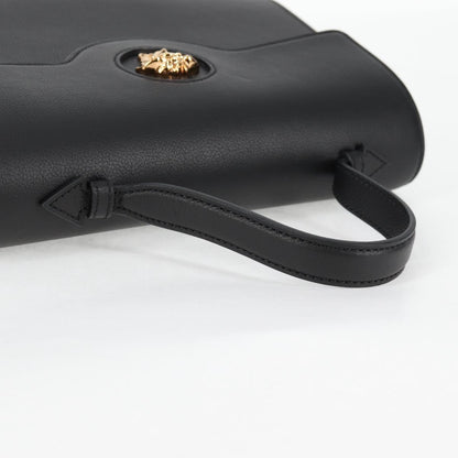 Versace Black Leather Medusa