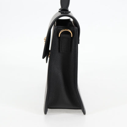 Versace Black Leather Medusa