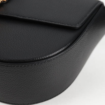 Versace Black Leather Medusa