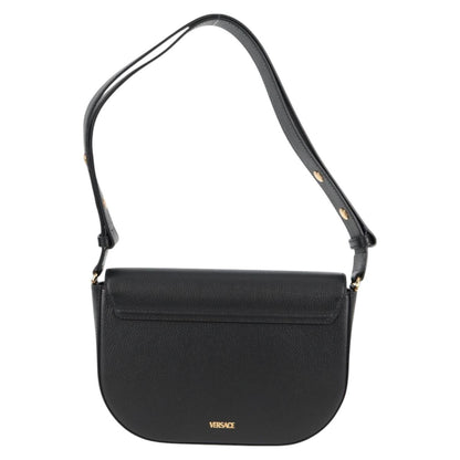Versace Black Leather Medusa