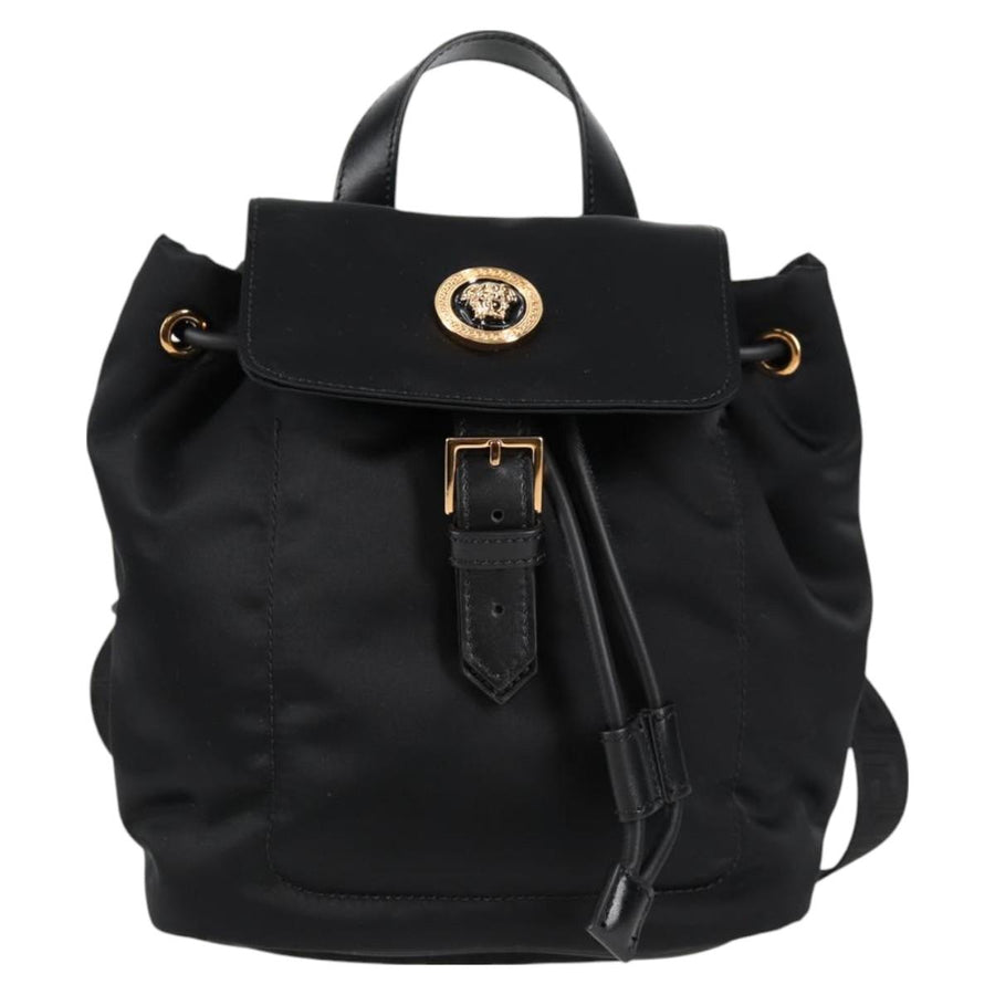 Versace Black Nylon Medusa