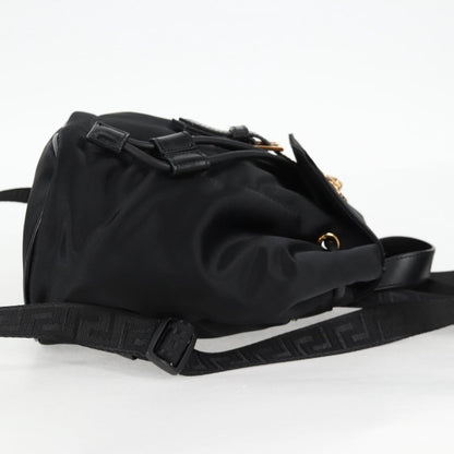 Versace Black Nylon Medusa