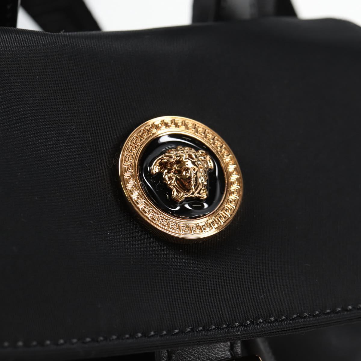 Versace Black Nylon Medusa
