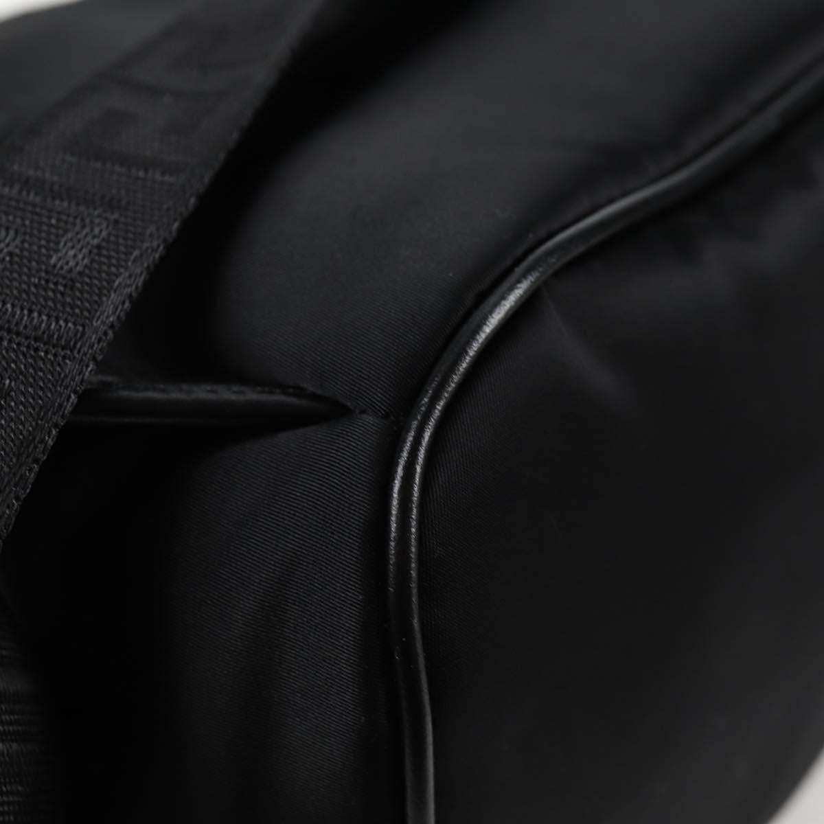 Versace Black Nylon Medusa