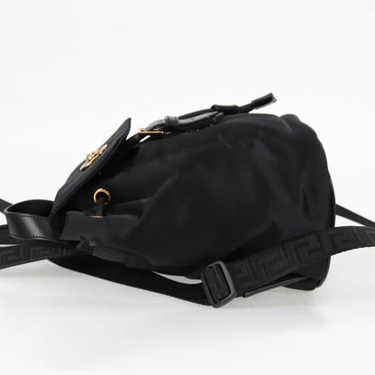 Versace Black Nylon Medusa