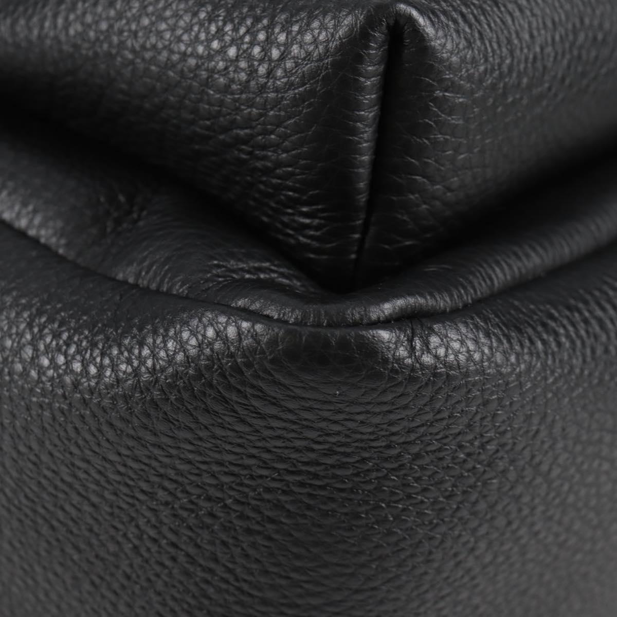 Versace Black Leather Medusa