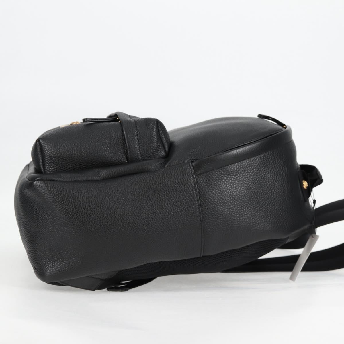 Versace Black Leather Medusa