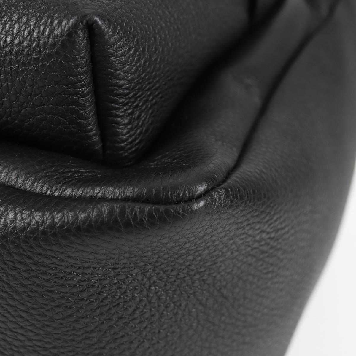 Versace Black Leather Medusa