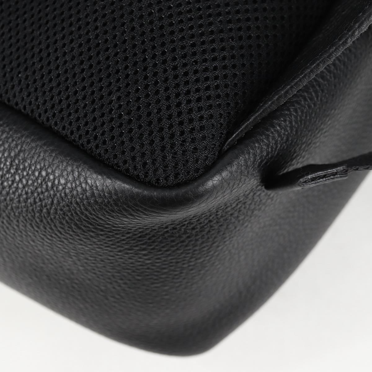 Versace Black Leather Medusa