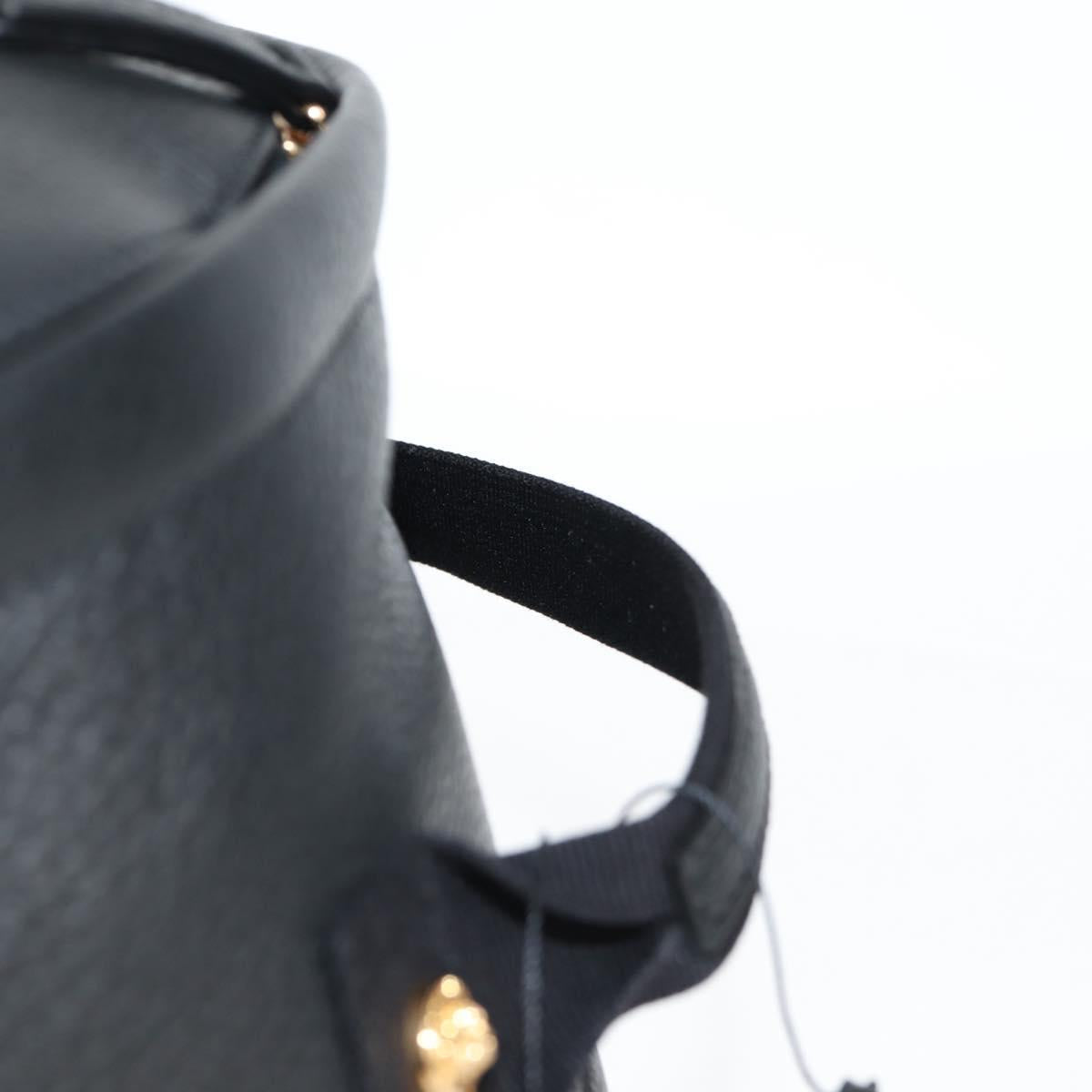 Versace Black Leather Medusa
