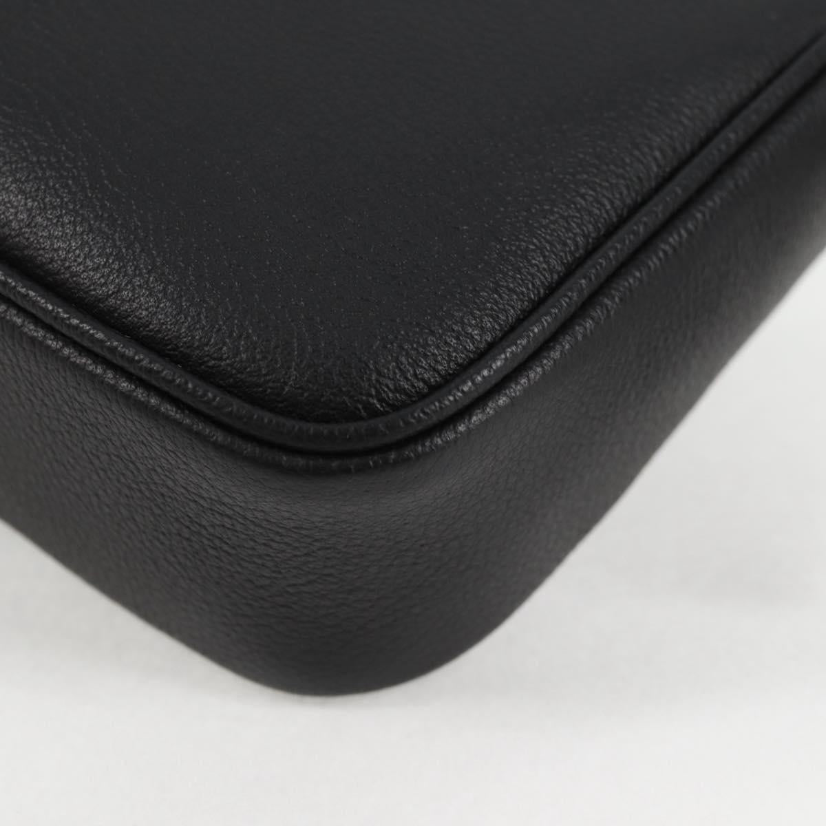Versace Black Leather Medusa