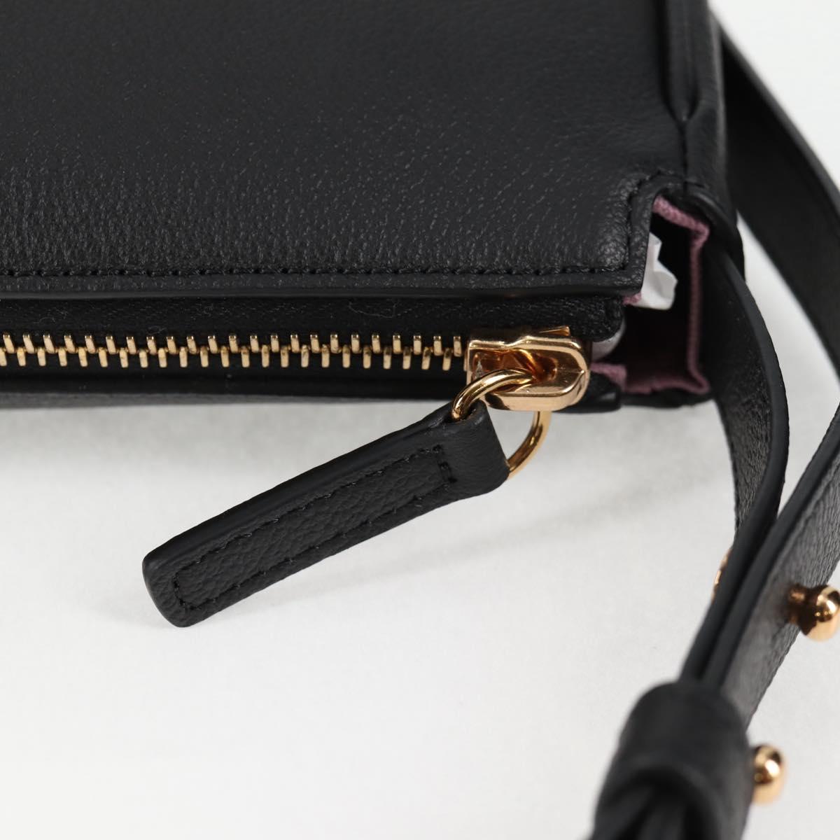 Versace Black Leather Medusa