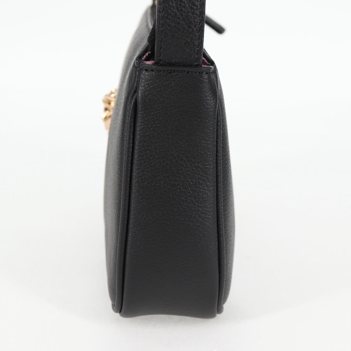 Versace Black Leather Medusa