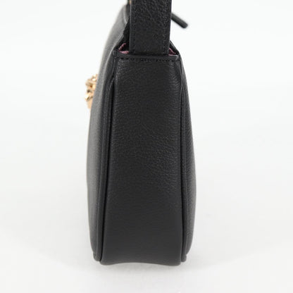 Versace Black Leather Medusa