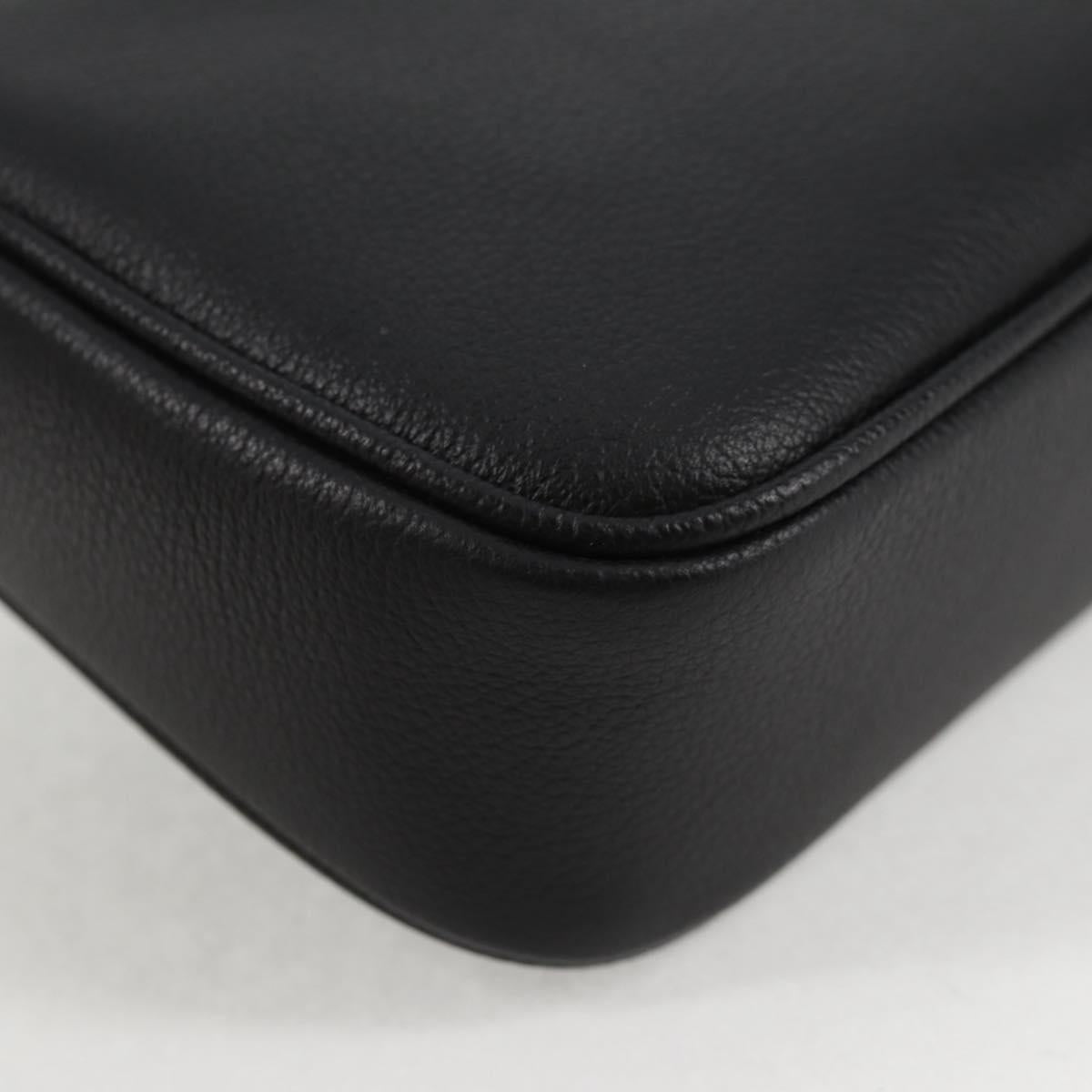Versace Black Leather Medusa