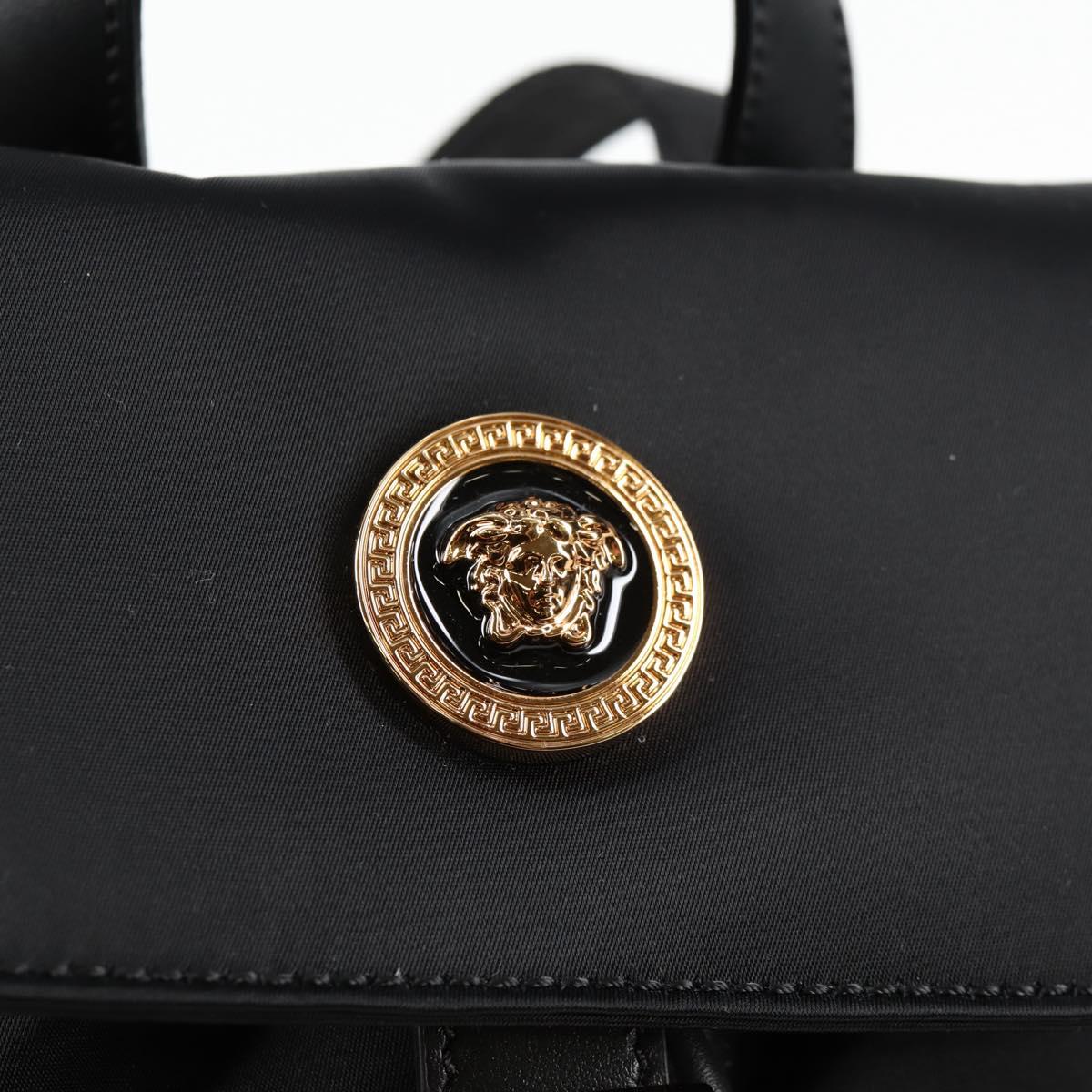 Versace Black Nylon Medusa