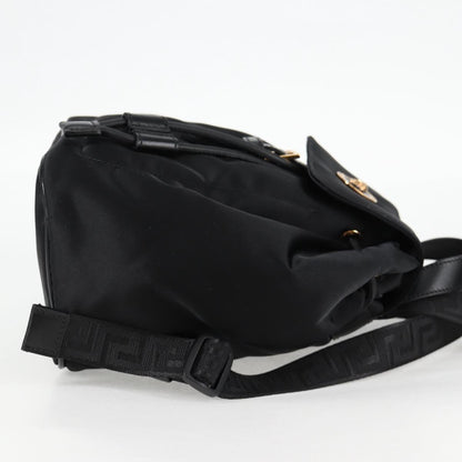 Versace Black Nylon Medusa