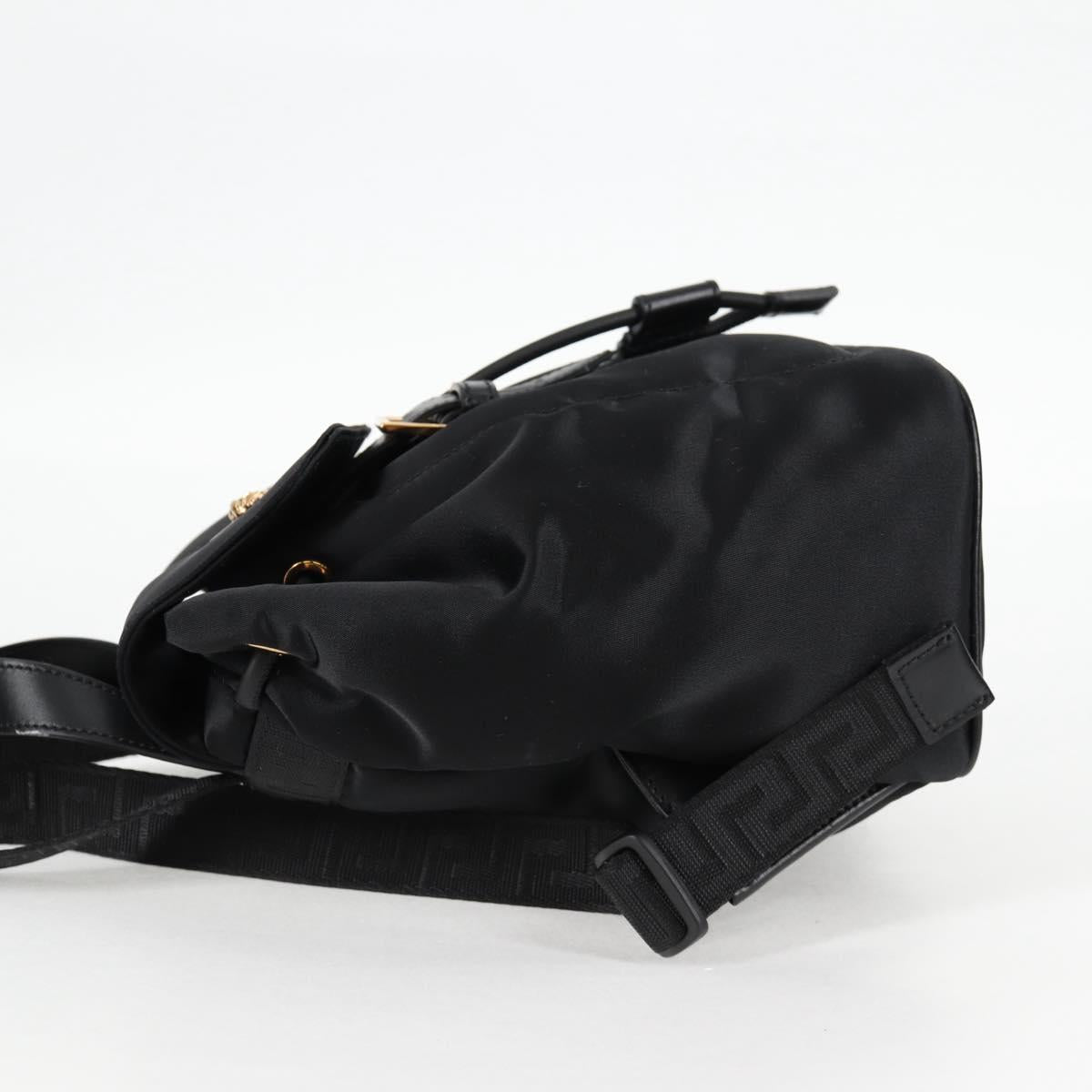 Versace Black Nylon Medusa