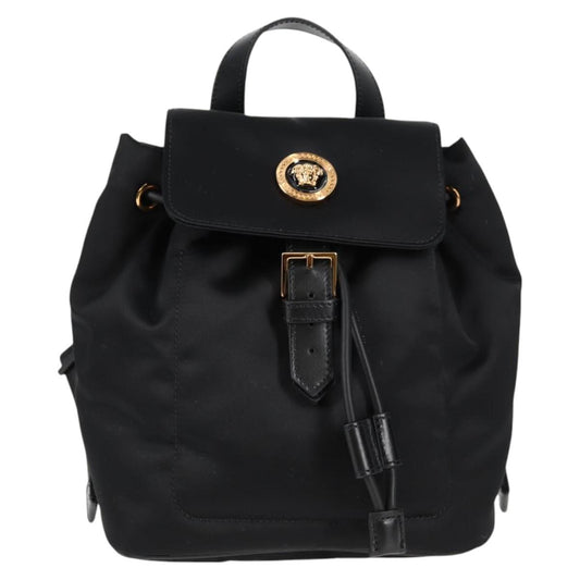 Versace Black Nylon Medusa
