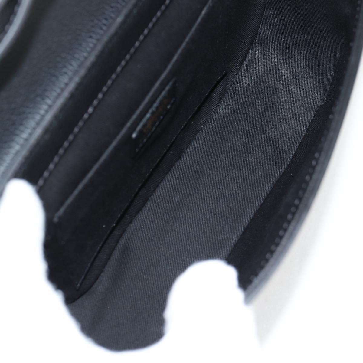 Versace Black Leather Medusa