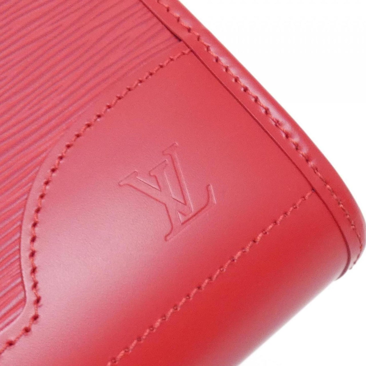 Louis Vuitton Red Leather Madeleine