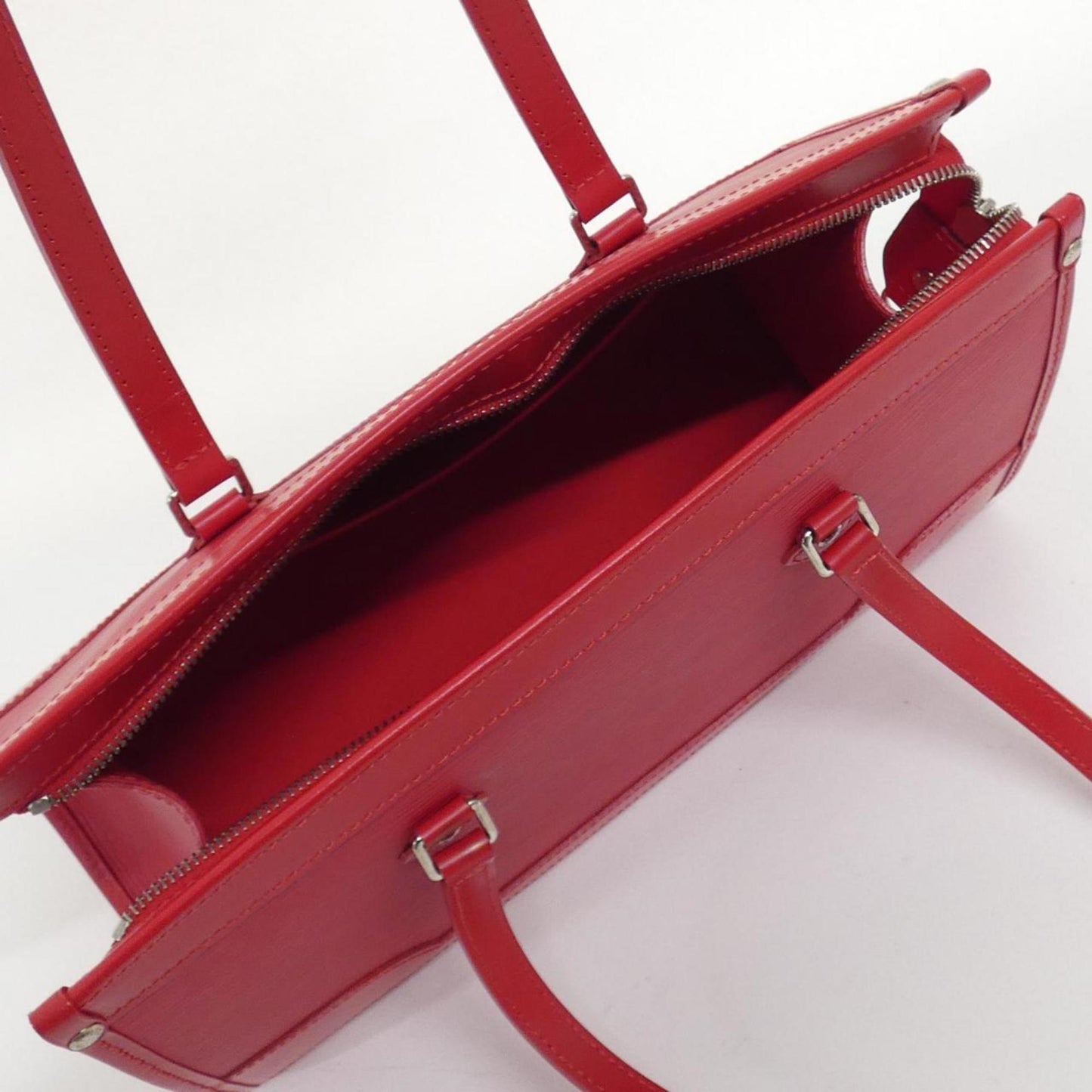 Louis Vuitton Red Leather Madeleine