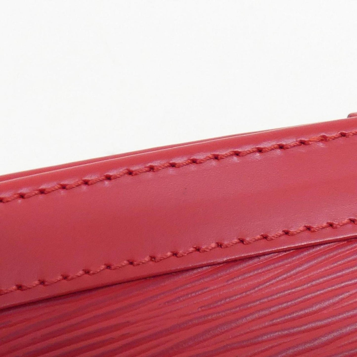 Louis Vuitton Red Leather Madeleine