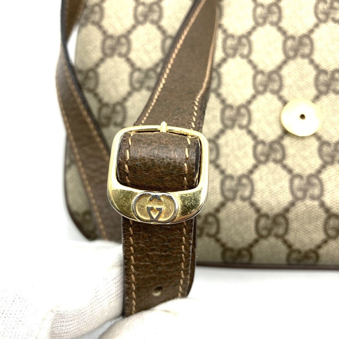 Gucci Brown Canvas Gg Supreme