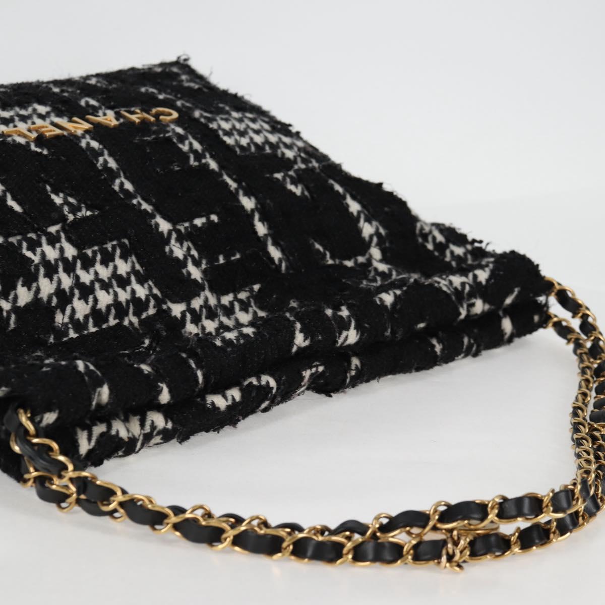 Chanel Black Tweed Chanel 22