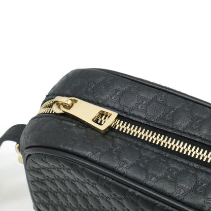 Gucci Black Leather Micro Guccissima