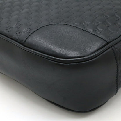 Gucci Black Leather Micro Guccissima