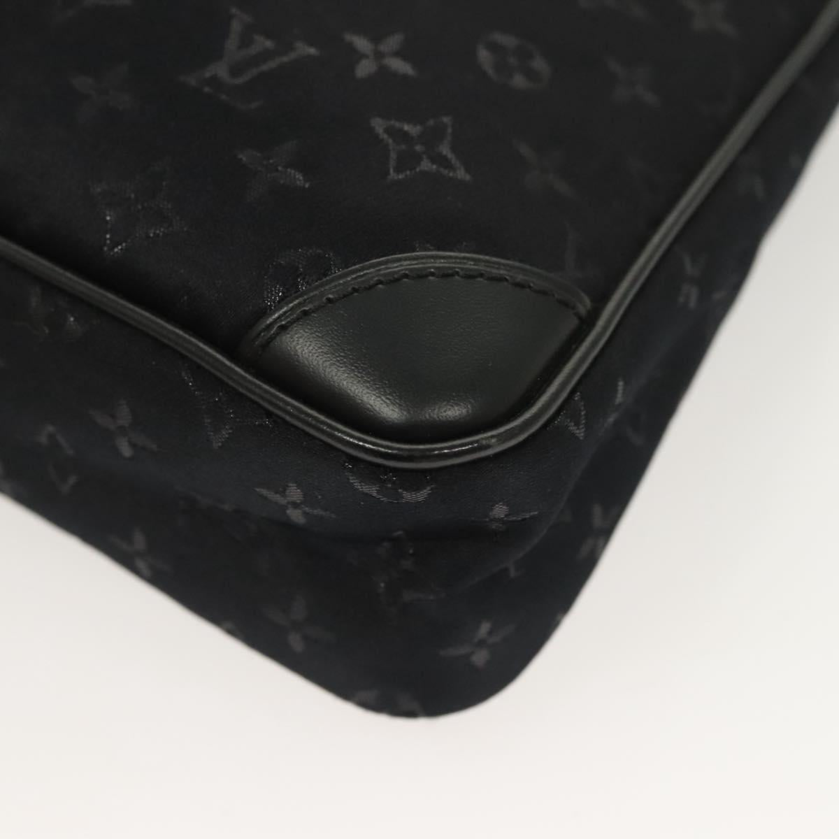 Louis Vuitton Black Silk Boulogne