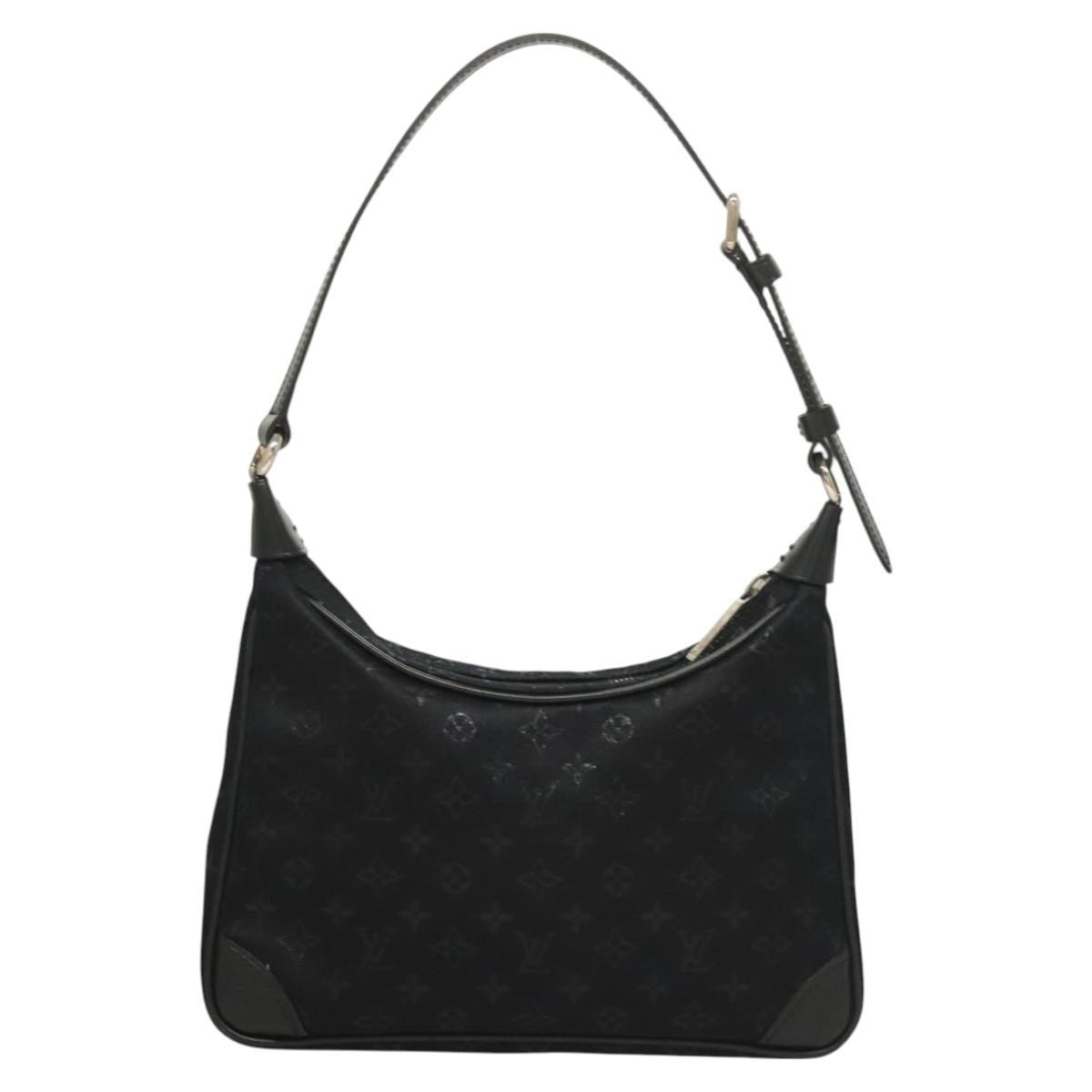 Louis Vuitton Black Silk Boulogne