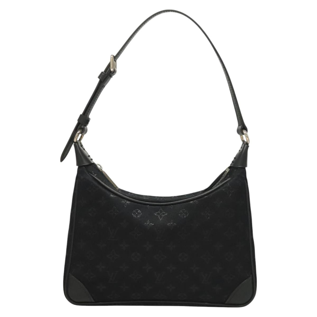 Louis Vuitton Black Silk Boulogne
