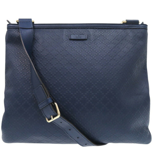 Gucci Blue Leather Diamante