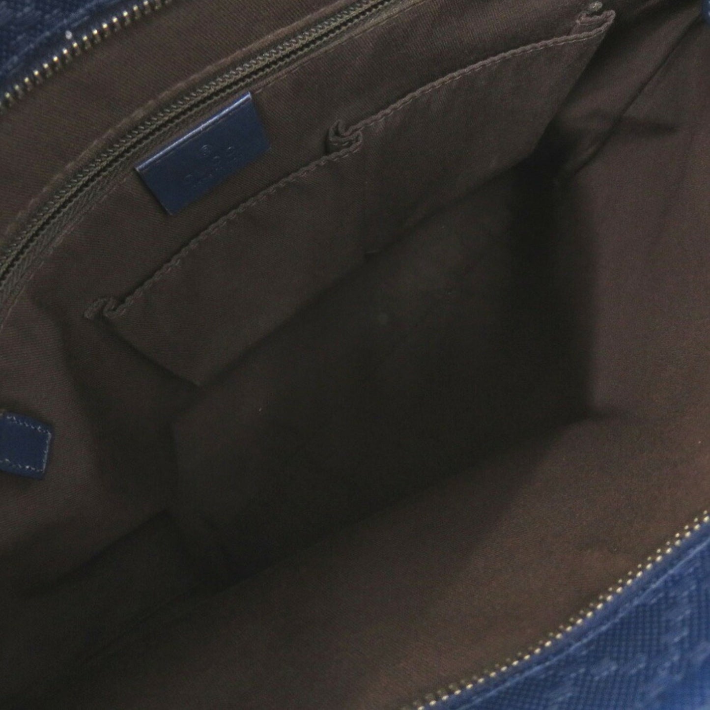 Gucci Blue Leather Diamante
