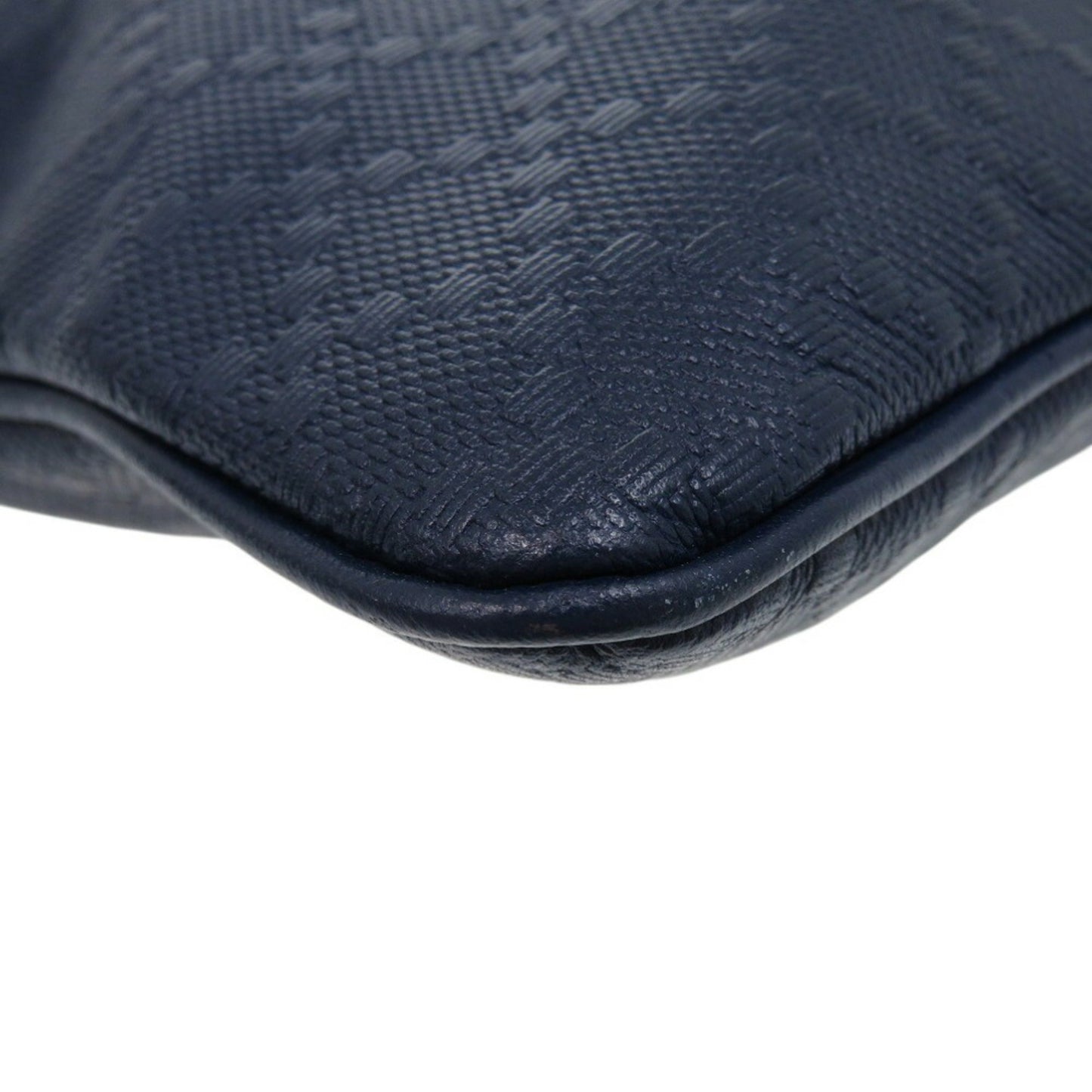 Gucci Blue Leather Diamante