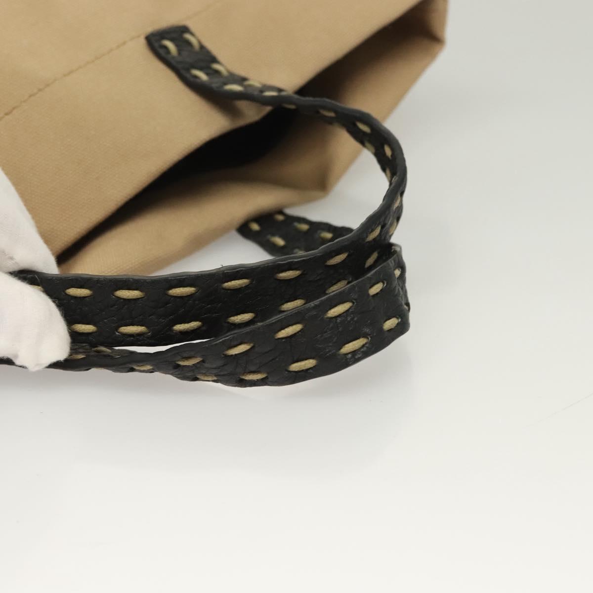 Fendi Brown Canvas Selleria